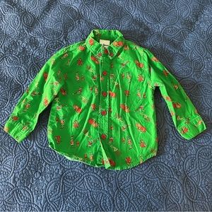 Grinch Button Up Shirt